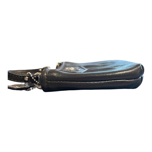 Coach Black Leather Mini Demi Bag – Purple Lining - Picture 4 of 7